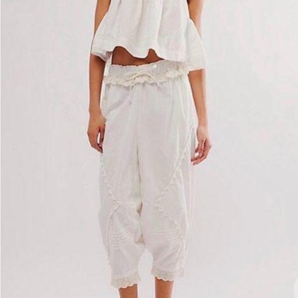 Elegant White Women's Pants